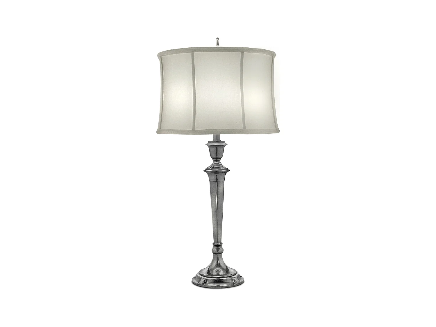 Elstead Syracuse 1 ljus bordslampa antik nickel, E27