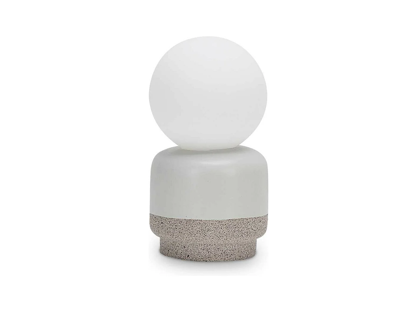 Ideal Lux CREAM Lampada da tavolo Globo Cemento 19cm