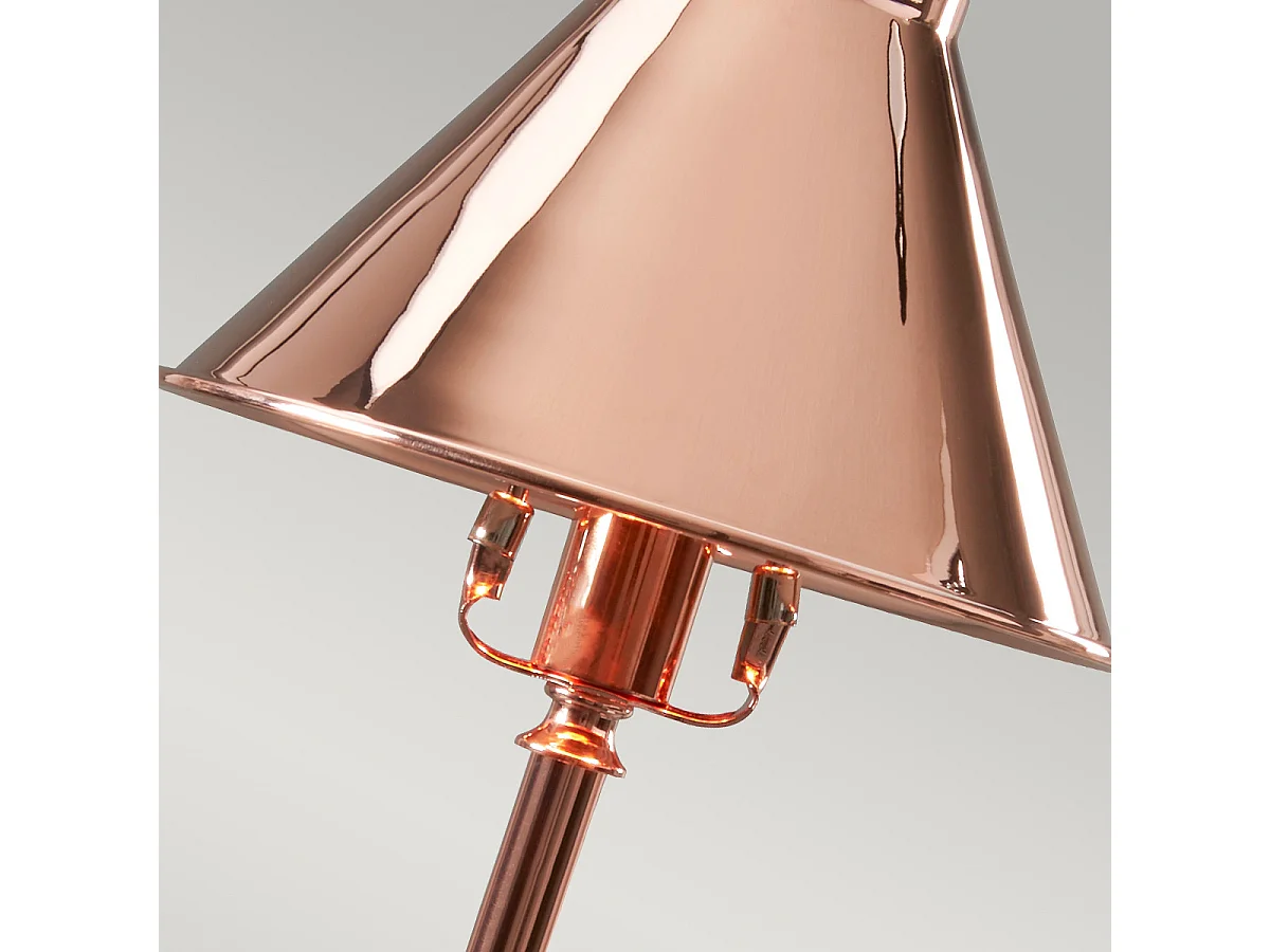 Elstead Provence - 1 Leuchttischlampe aus poliertem Kupfer, E14