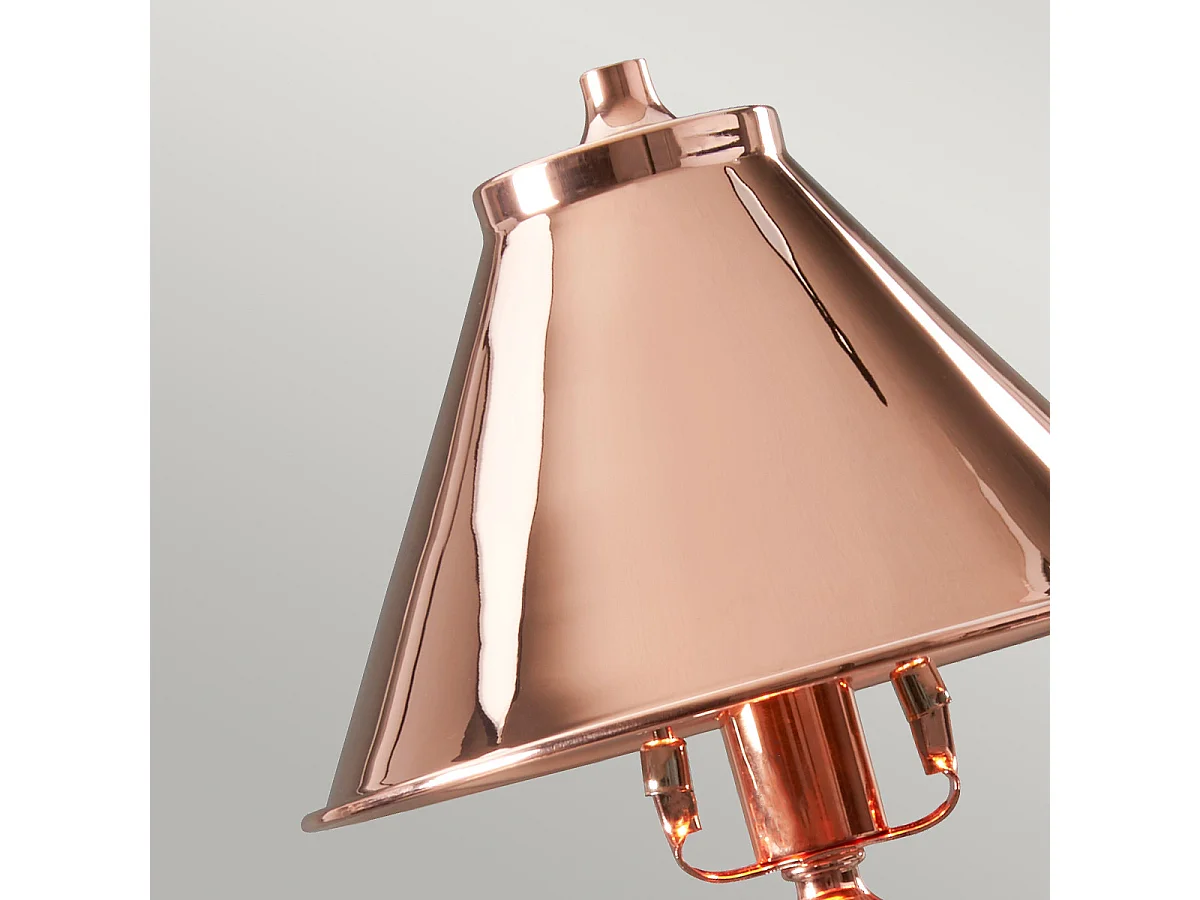 Elstead Provence - 1 Leuchttischlampe aus poliertem Kupfer, E14