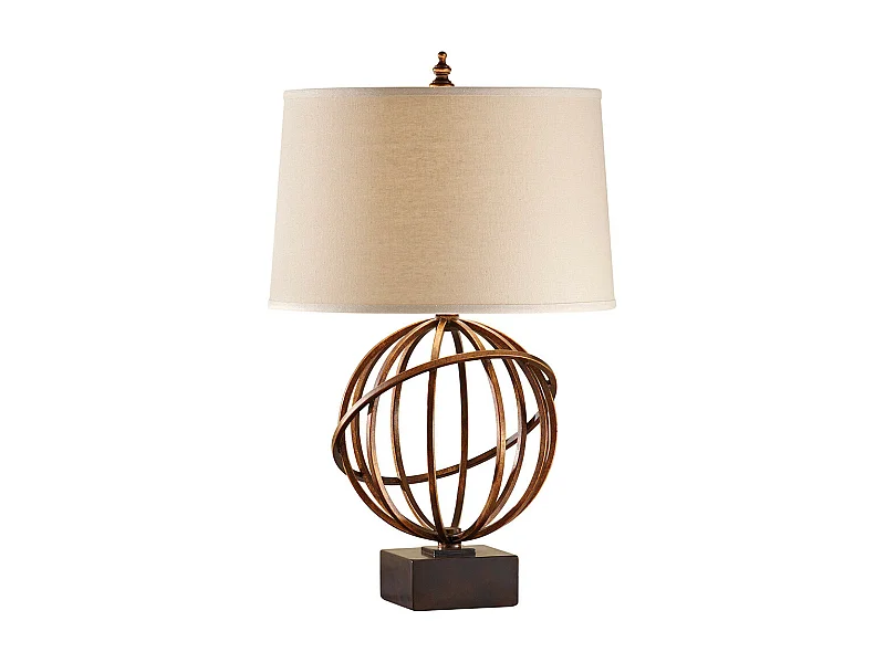 Elstead Spencer - 1 Leuchttischlampe Firenze Gold, E27