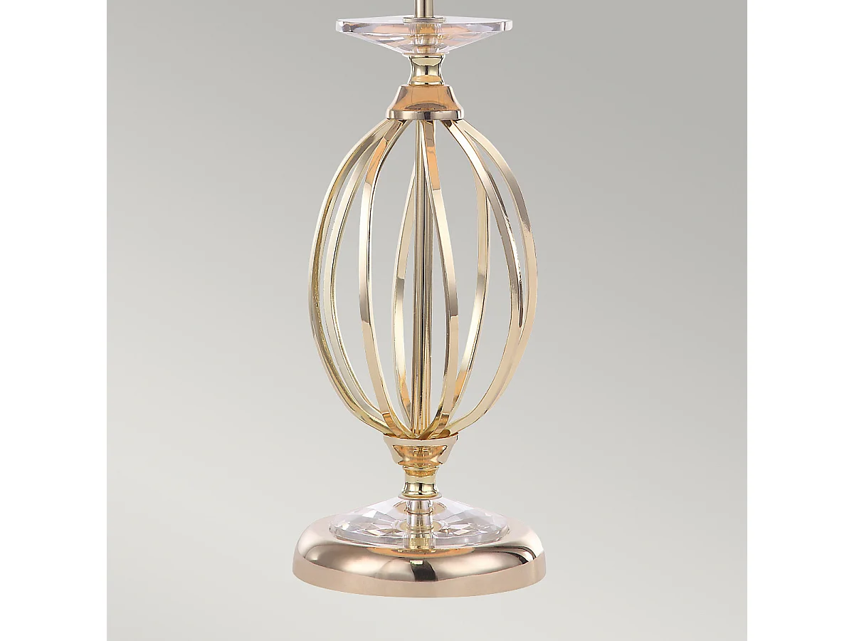 Elstead Aegean - Lampada da tavolo a 1 luce in ottone lucido, attacco E27