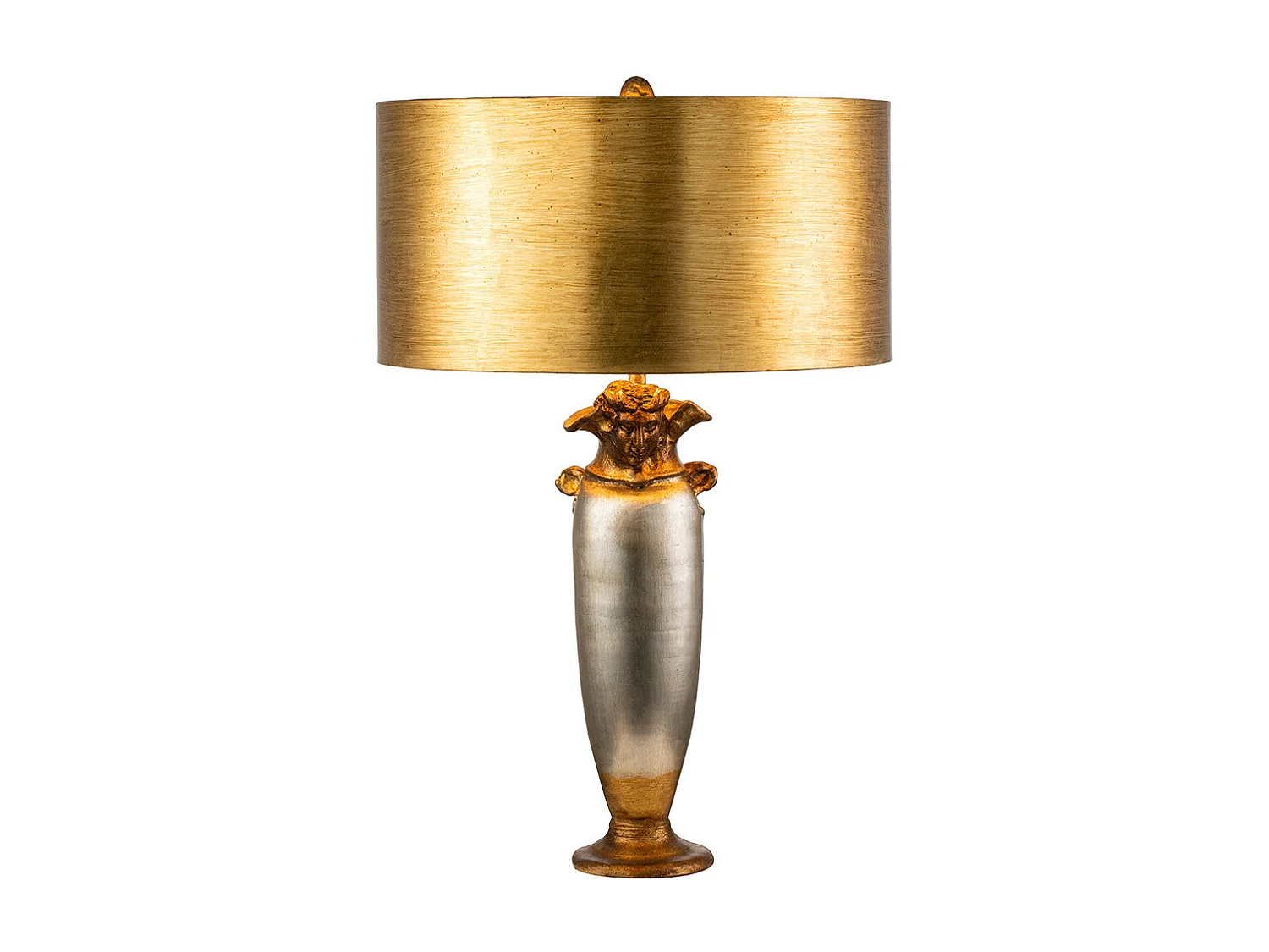 Elstead Bienville - Lampada da tavolo 1 luce Oro, Argento, E27