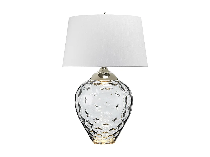 Samara Grande Lampe à Poser Verre Fumé