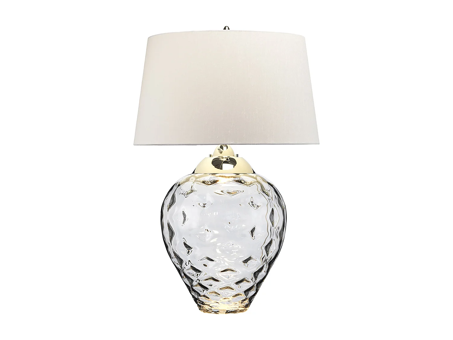 Samara Grande Lampe à Poser Verre Fumé