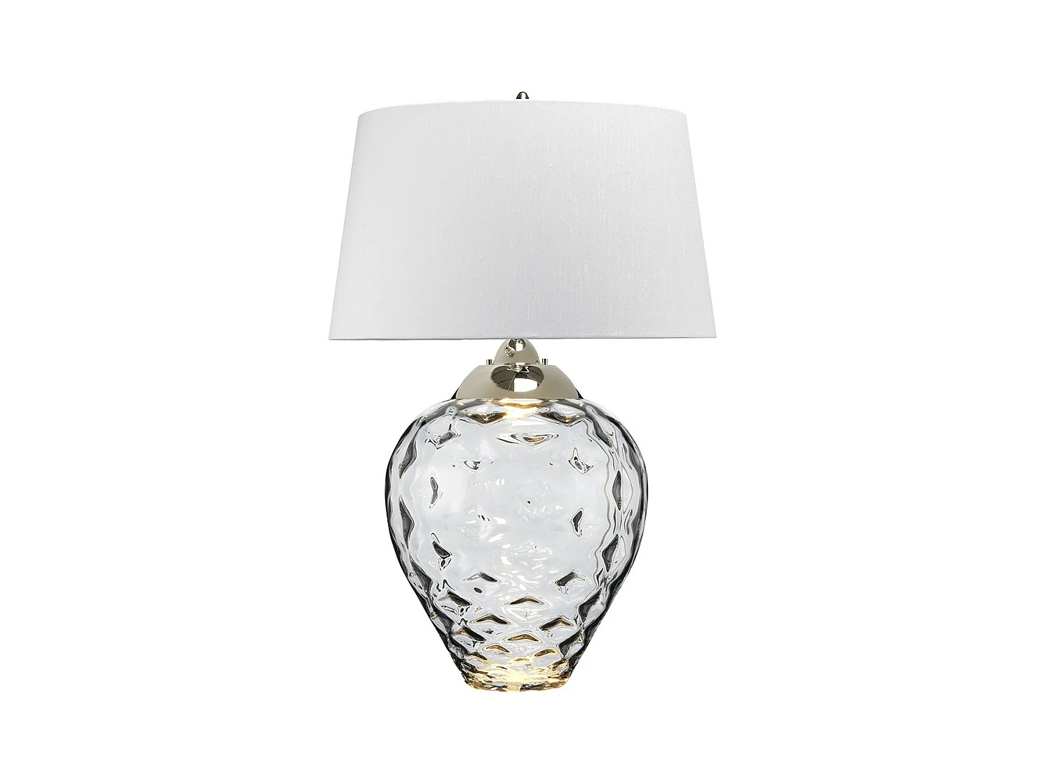 Samara Grande Lampe à Poser Verre Fumé
