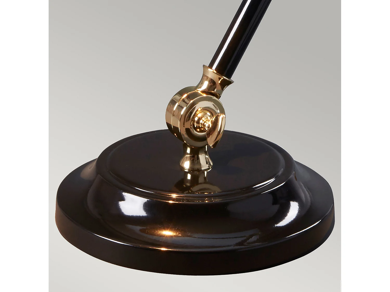 Elstead Provence Element - Lampada da tavolo a 1 luce Nero, Ottone lucido, E27