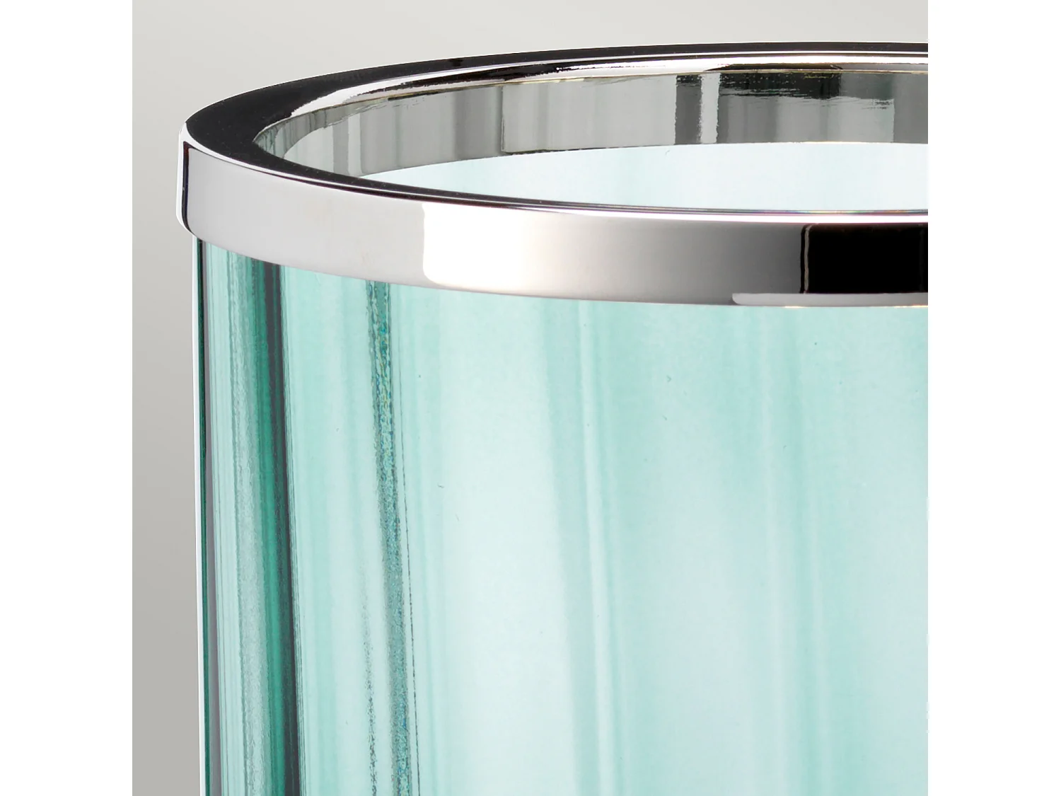 Arno Lampe à Poser Métallerie Nickel Poli, Verre Vert