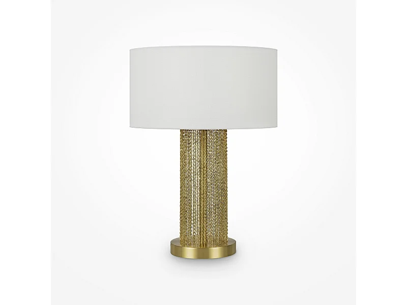 Maytoni Impressive Sobremesa Moderna Pantalla Redonda Oro E27