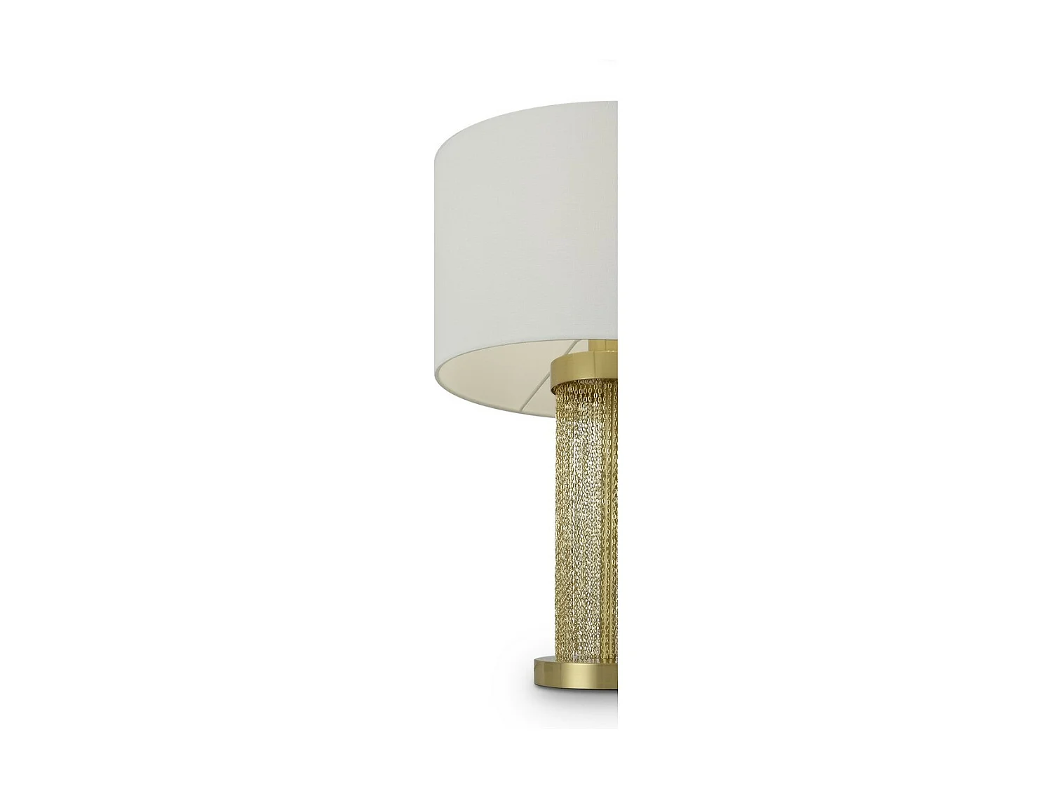 Maytoni Impressive Moderne Tischlampe mit rundem Schirm Gold E27