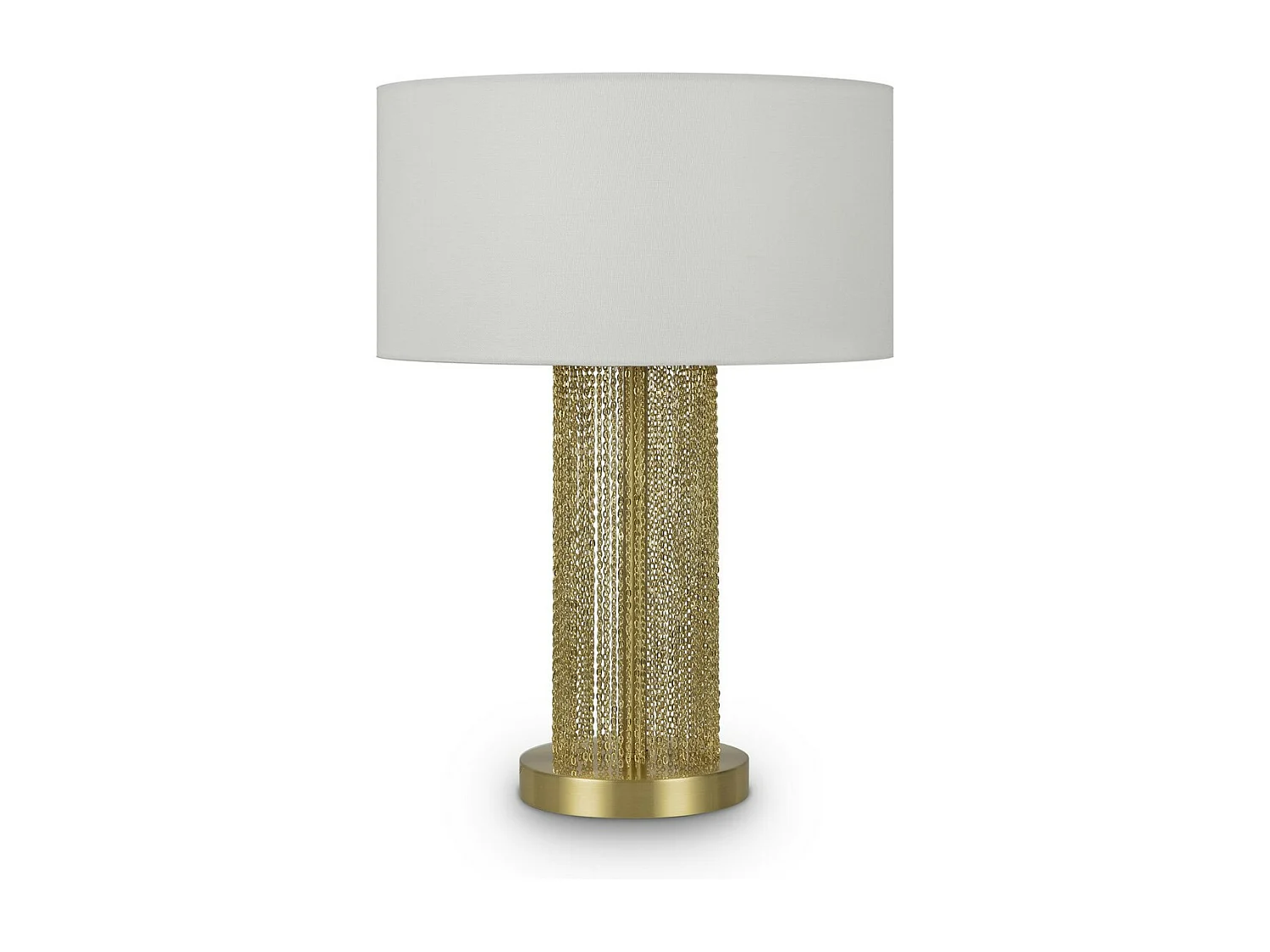 Maytoni Impressive Moderne Tischlampe mit rundem Schirm Gold E27