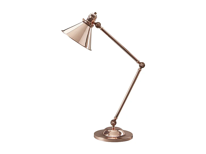 Elstead Provence - Lampada da tavolo 1 luce rame lucido, attacco E27