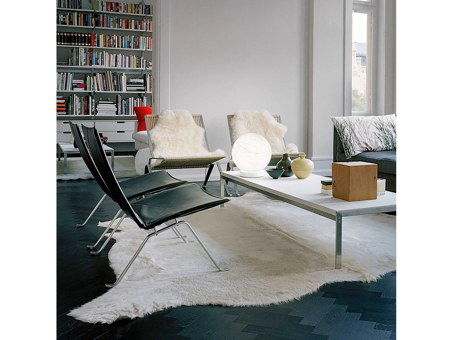 Ideal Lux CARTA Lampada da tavolo Globo Bianca 20 cm