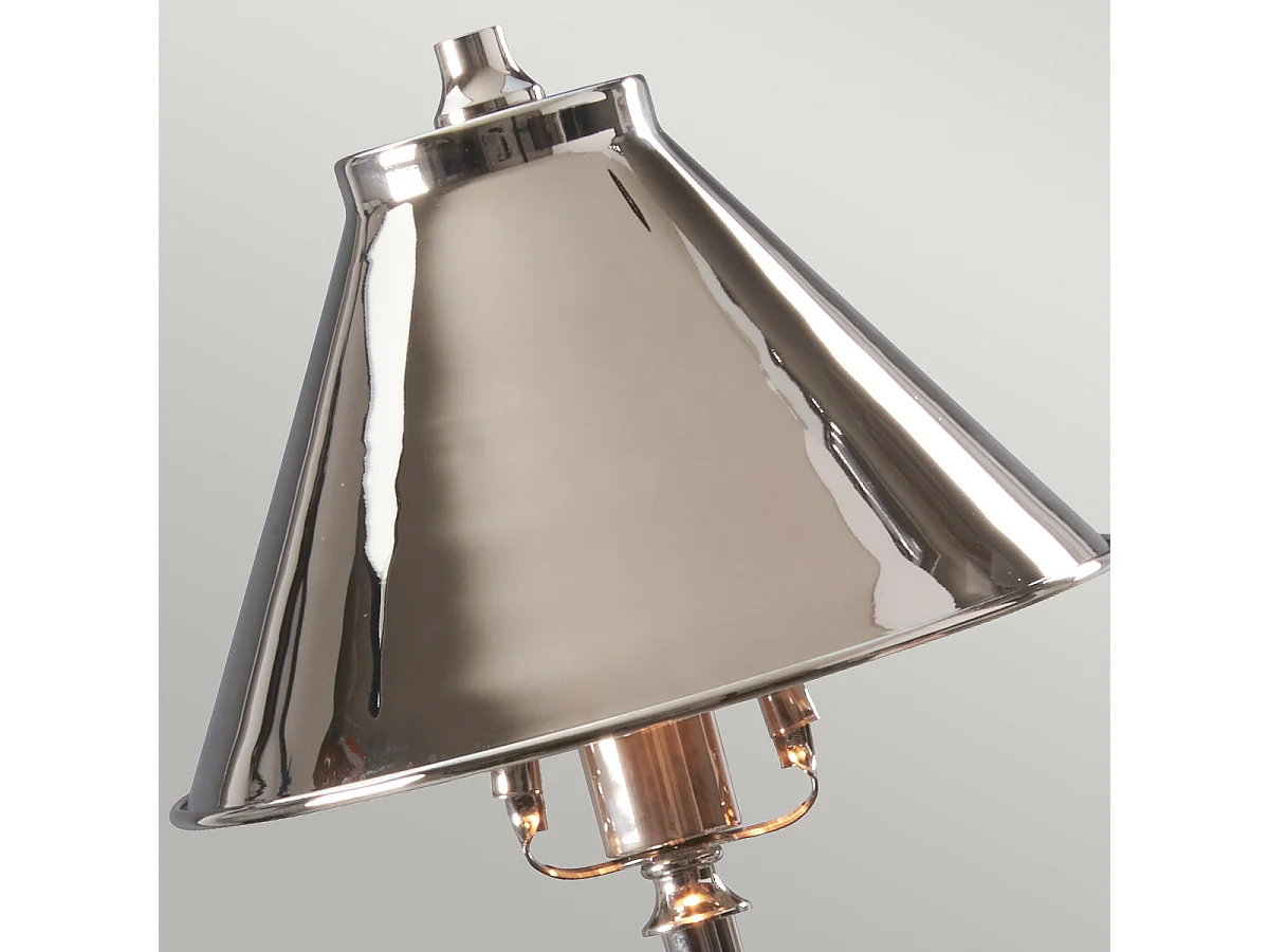 Elstead Provence Lampe de table à 1 lumière, nickel poli, E14