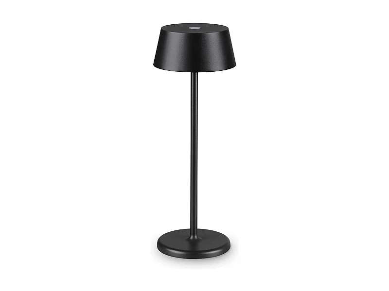 Ideal Lux PURE Lámpara de Mesa LED Integrada Negro 230Lm 3000K IP54