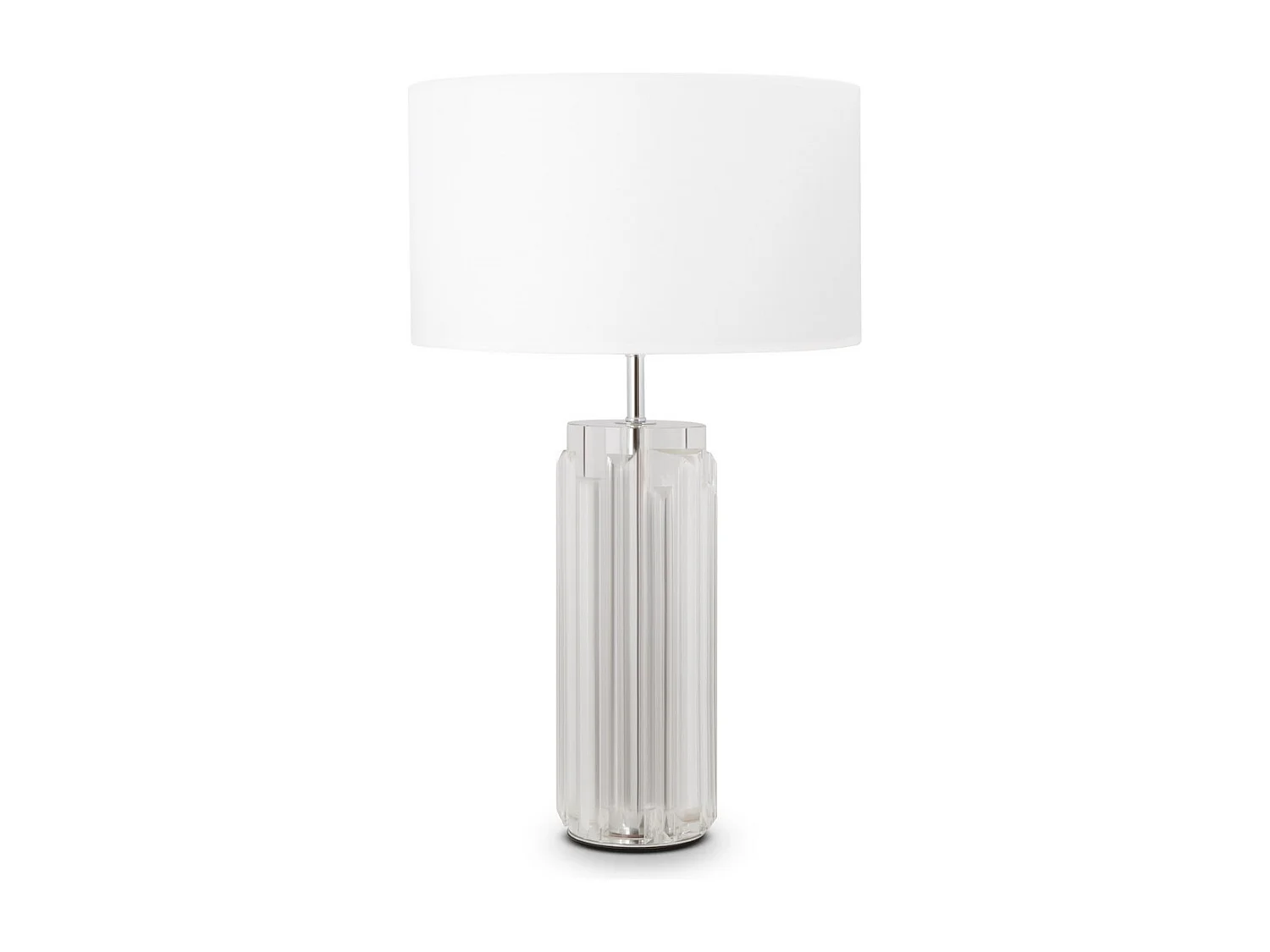 Maytoni Muse Moderne Tischlampe mit rundem Schirm Chrom E27