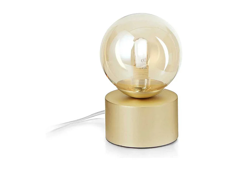 Ideal Lux PERLAGE Lámpara de mesa Globe Latón