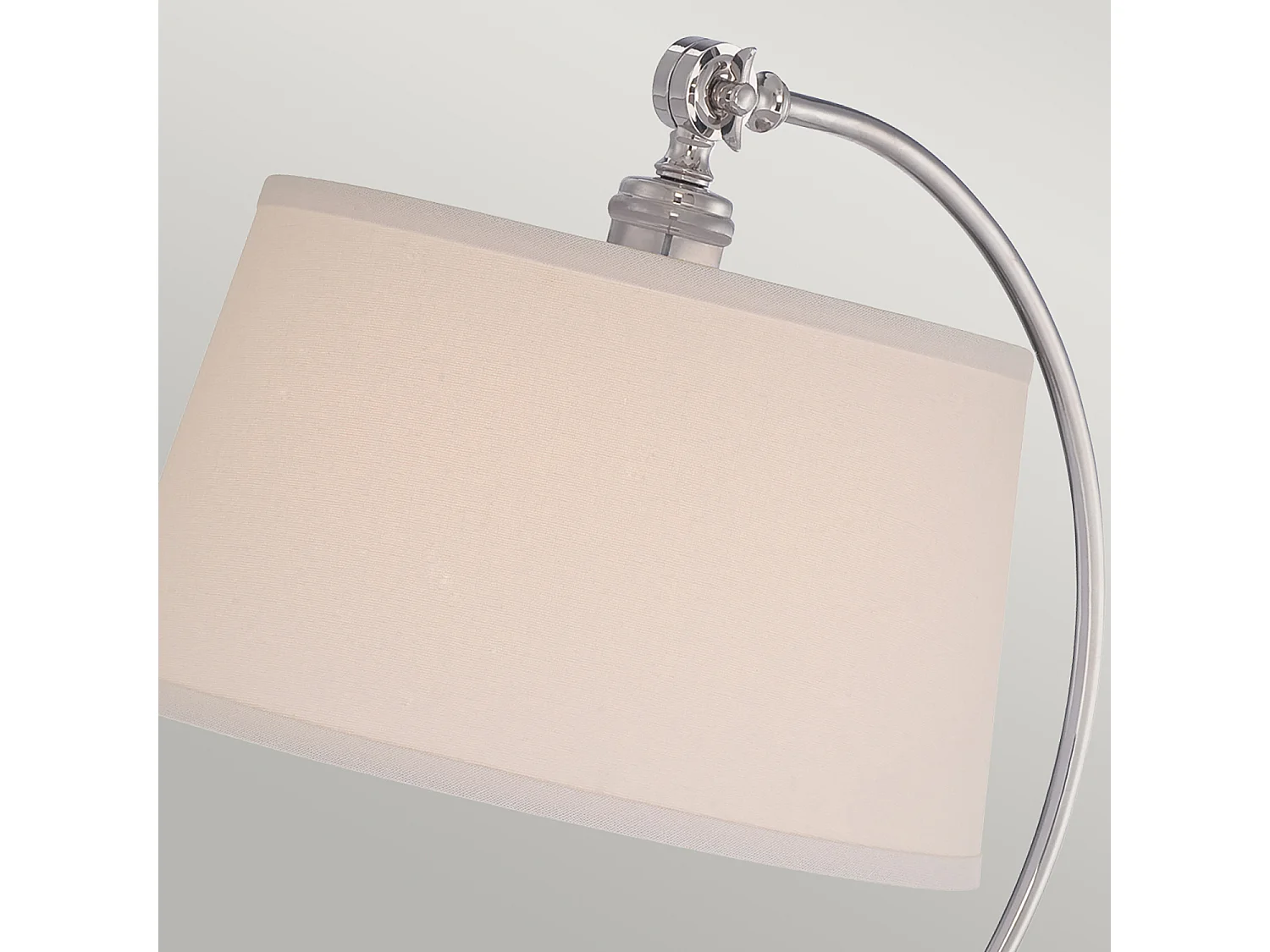 Elstead Jenkins - 1 Leuchttischlampe aus poliertem Nickel, E27