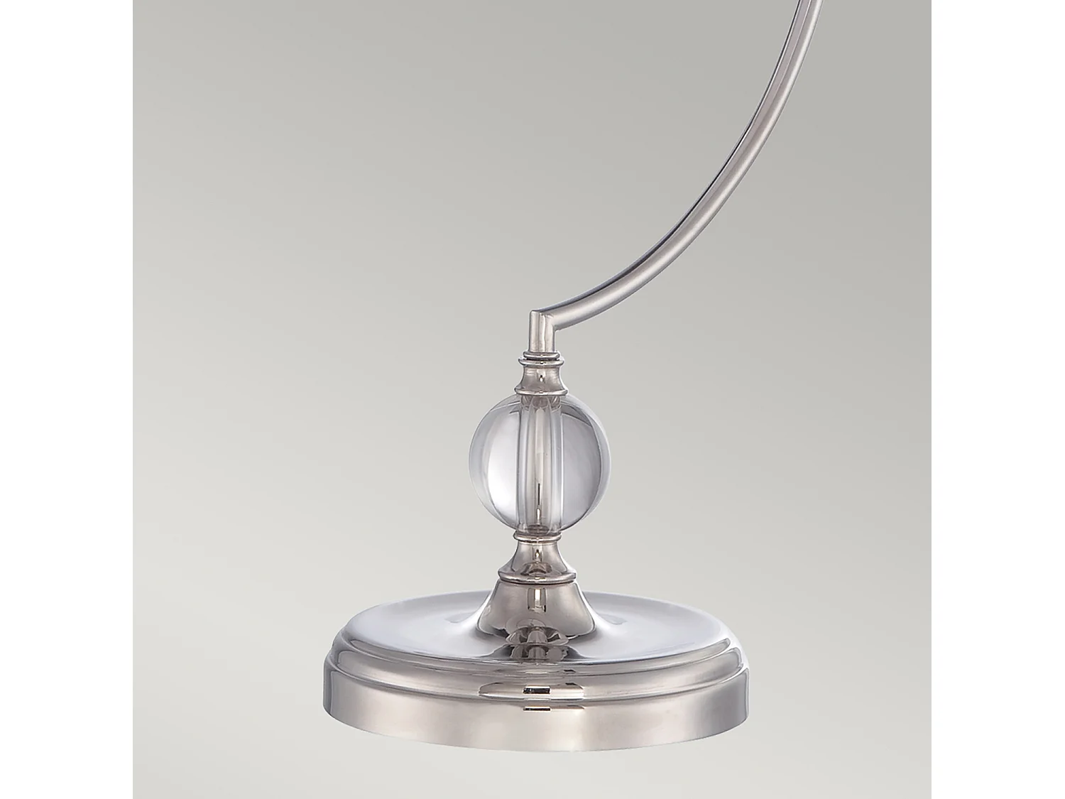 Elstead Jenkins - 1 Leuchttischlampe aus poliertem Nickel, E27