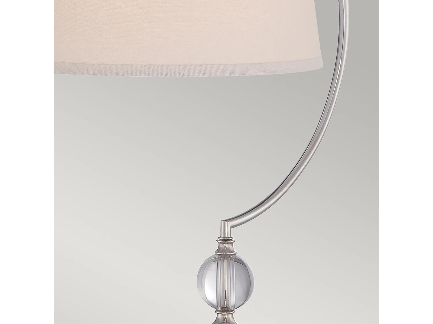 Elstead Jenkins - 1 Leuchttischlampe aus poliertem Nickel, E27