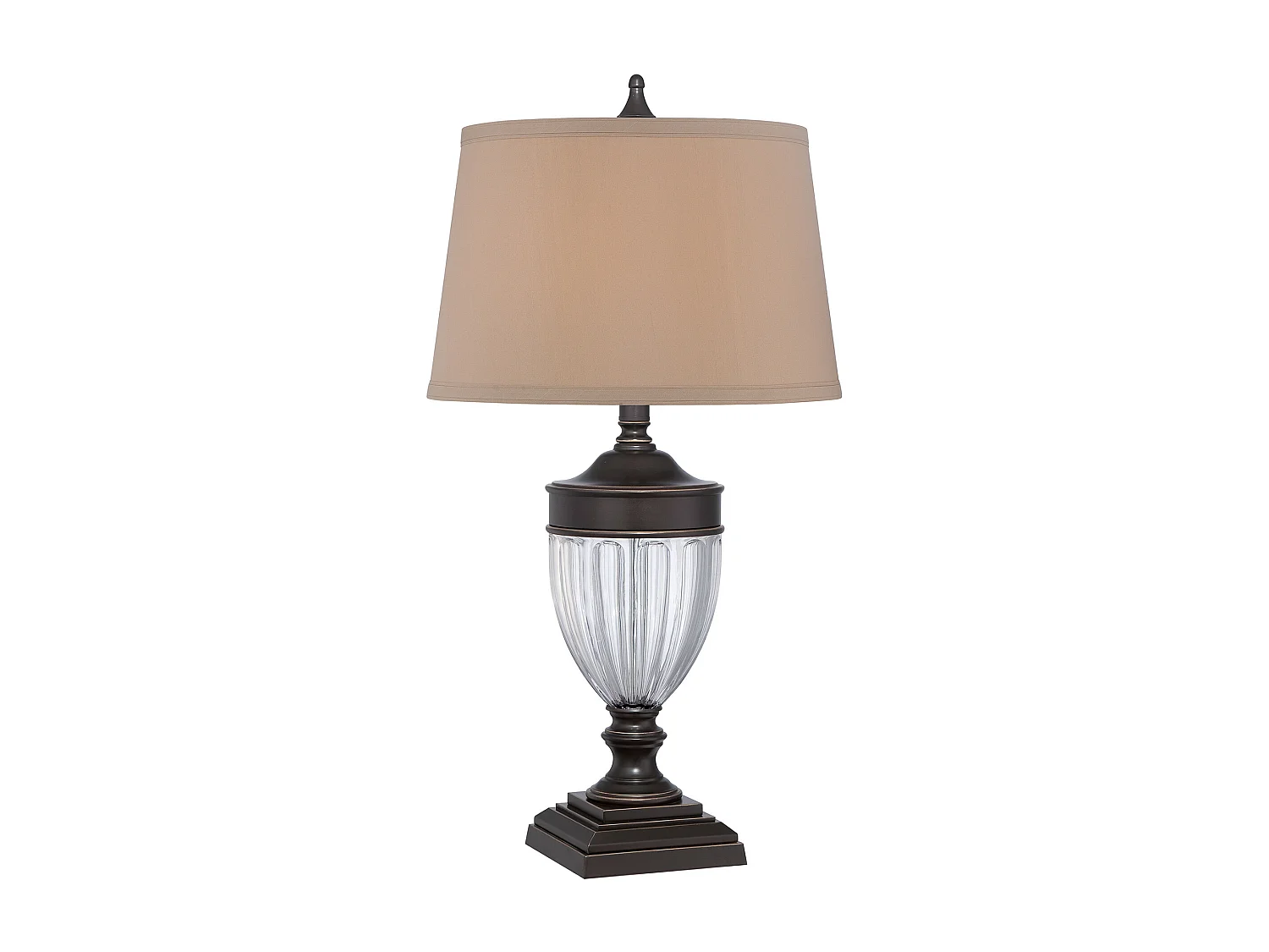 Elstead Dennison 1 ljus bordslampa palladisk brons, E27