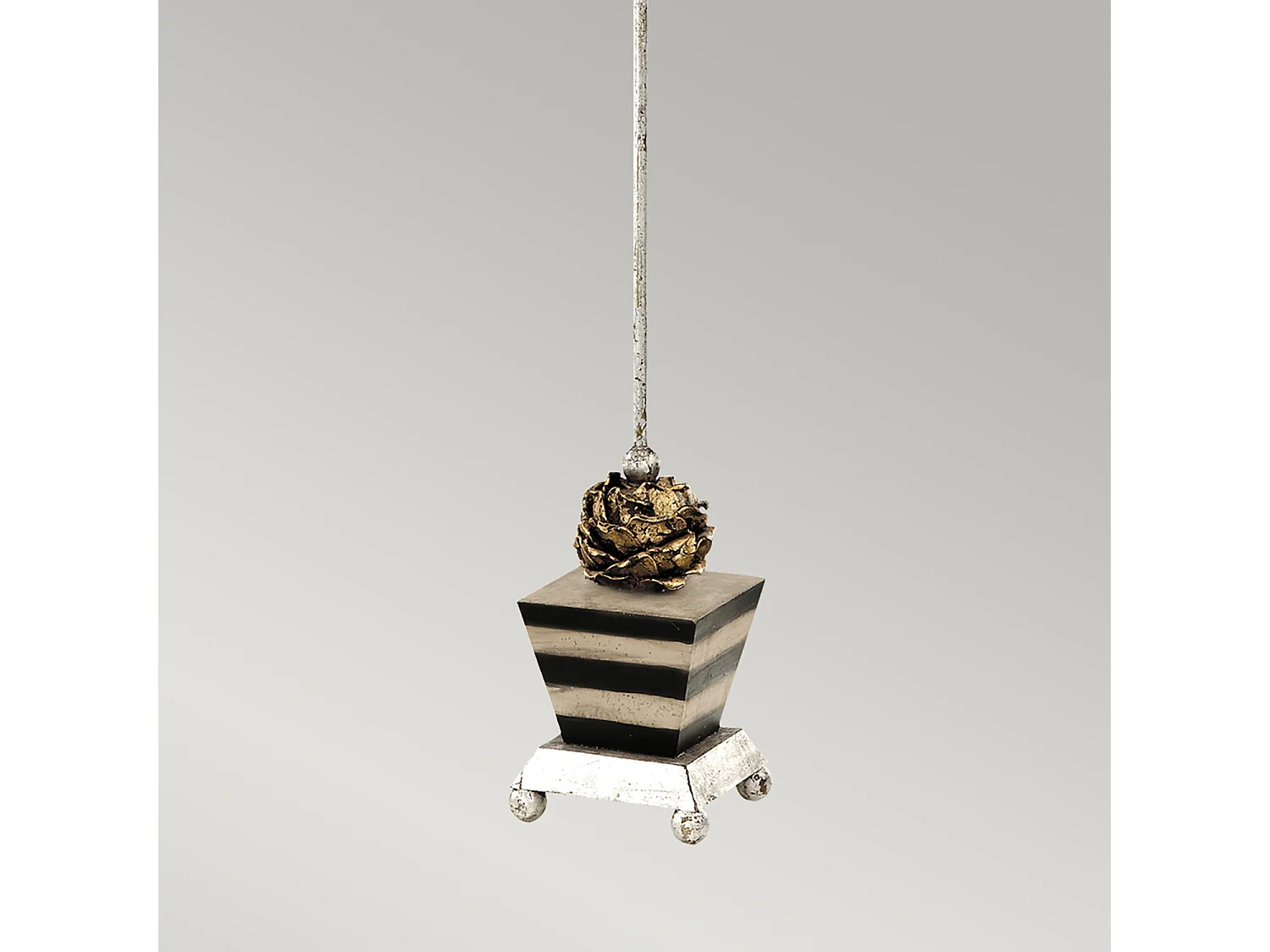 Elstead Peony 1 ljus Bordslampa Svart, Taupe, E27