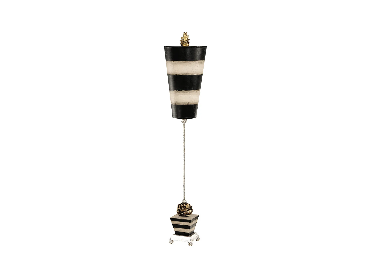 Elstead Peony Lampe de table 1 lumière noire, taupe, E27