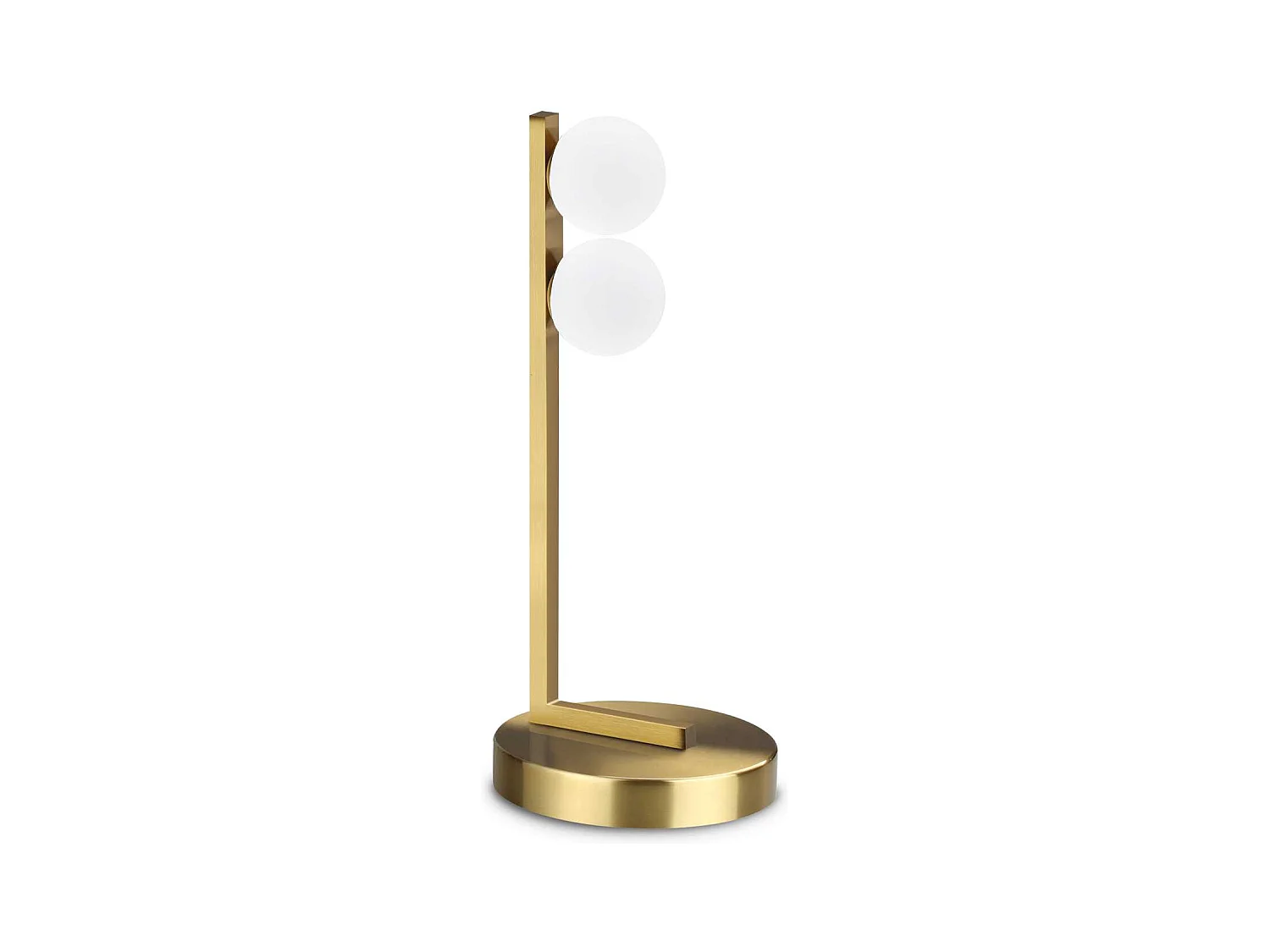 Ideal Lux PING PONG Lampe de table globe à 2 lumières Laiton 500Lm 3000K
