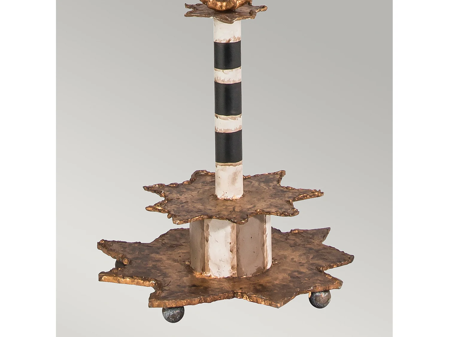 Elstead Birdland - Lampada da tavolo 1 luce nero, oro, crema, E27