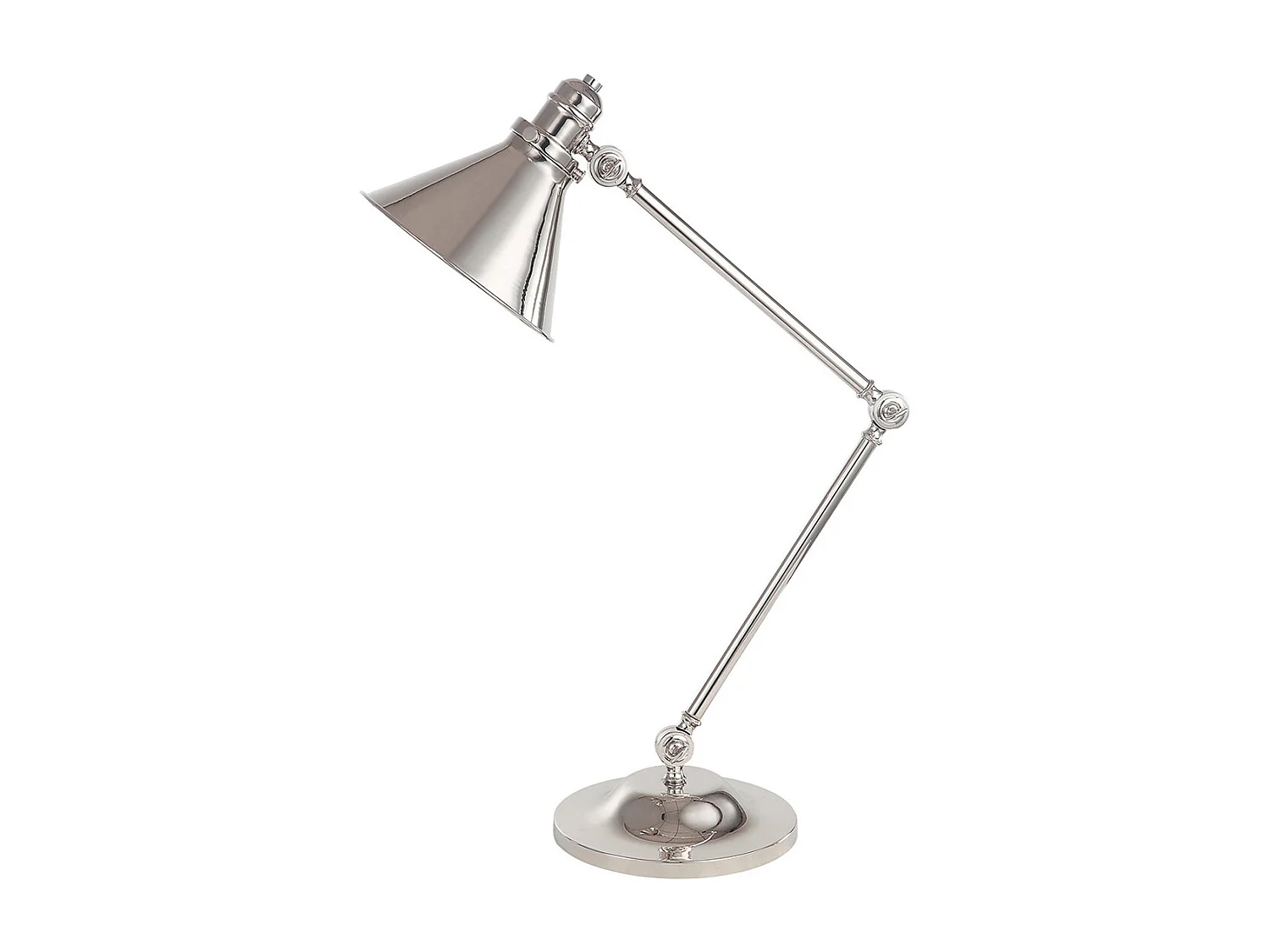 Elstead Provence - 1 Leuchttischlampe aus poliertem Nickel, E27