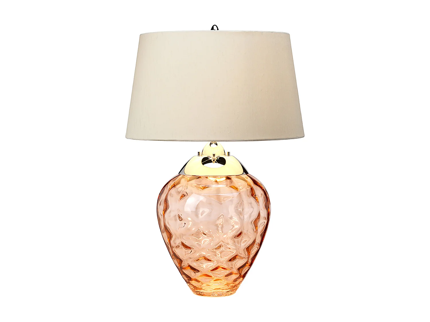 Samara Lampada da Tavolo Metal Work Nickel Lucido - Cristalleria Salmone