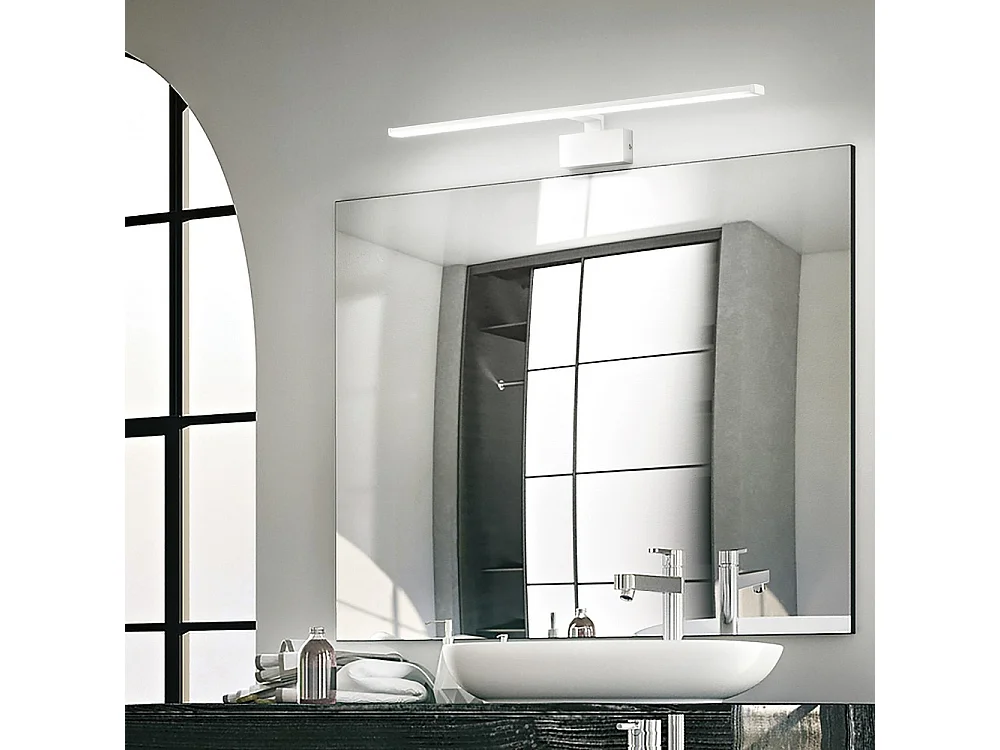 Ideal Lux ALMA - Aplique LED Integrado Cuadro 1 Luz Blanco 3000K