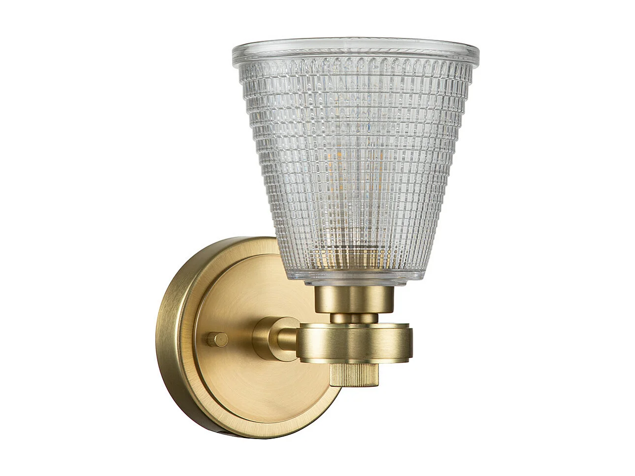Elstead Gunnislake Lampada da parete in ottone spazzolato, IP44