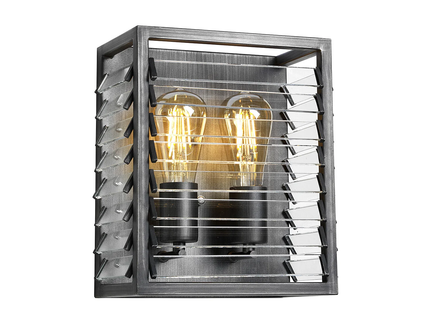 Louvre Applique a 2 luci finitura canna di fucile