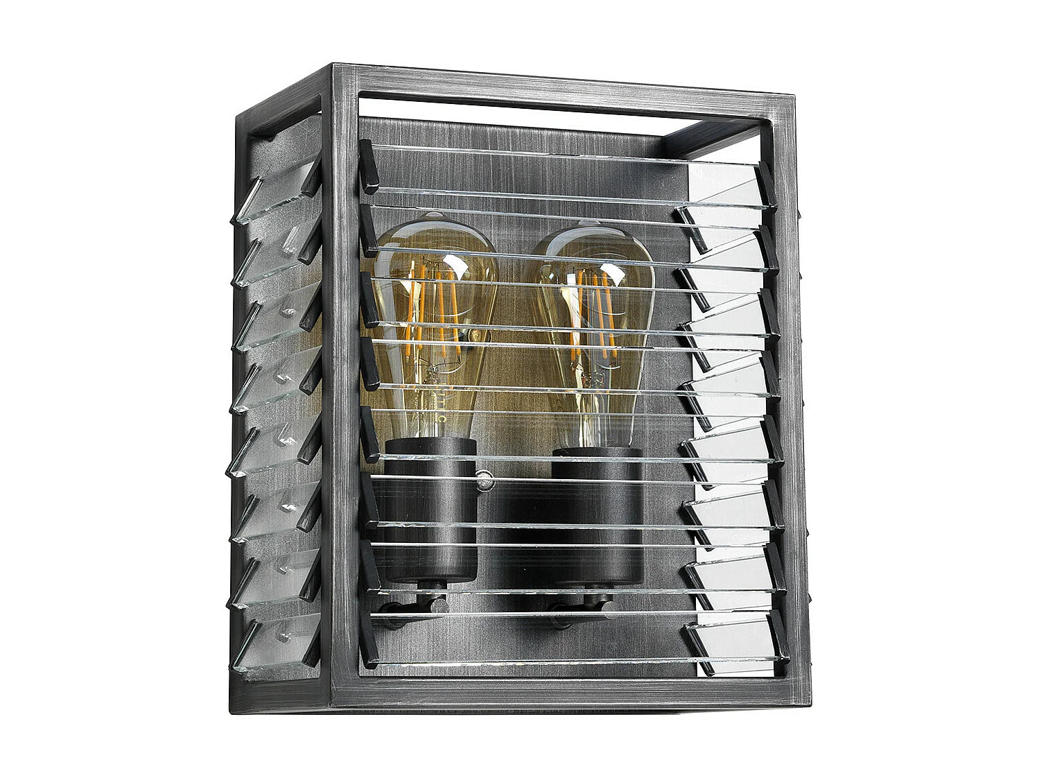 Louvre Applique a 2 luci finitura canna di fucile