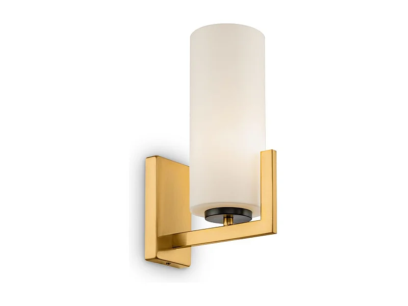 Maytoni Fortano Lampada da parete moderna in ottone Fortano con paralume in vetro