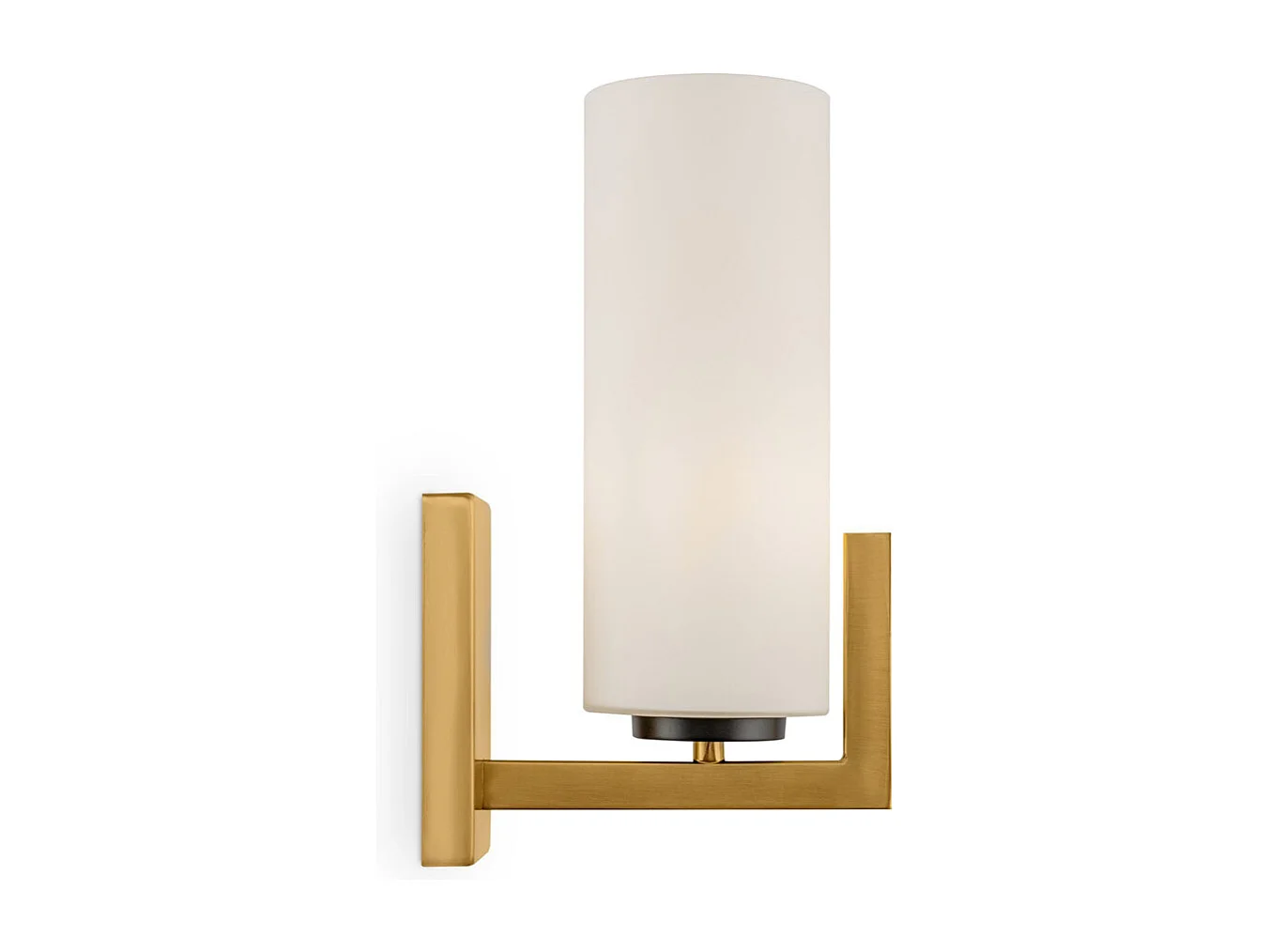 Maytoni Fortano Moderna lámpara de pared de latón Fortano con pantalla de cristal