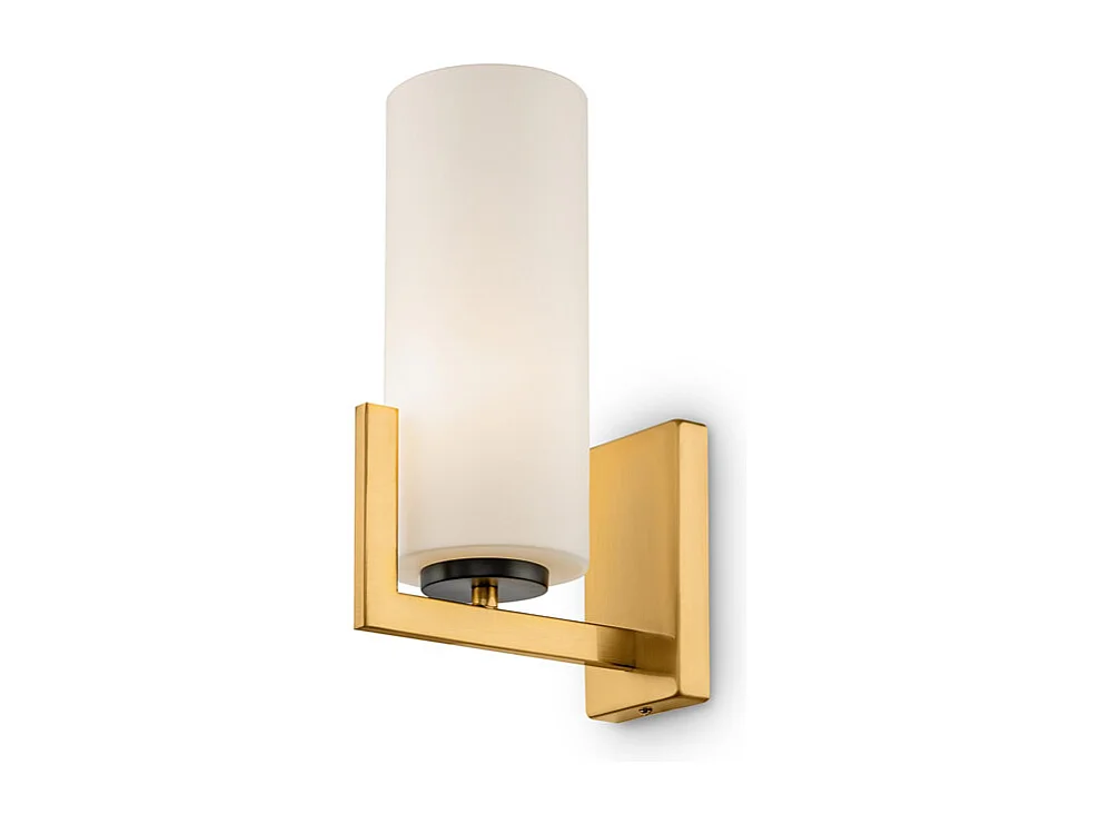 Maytoni Fortano Lampada da parete moderna in ottone Fortano con paralume in vetro