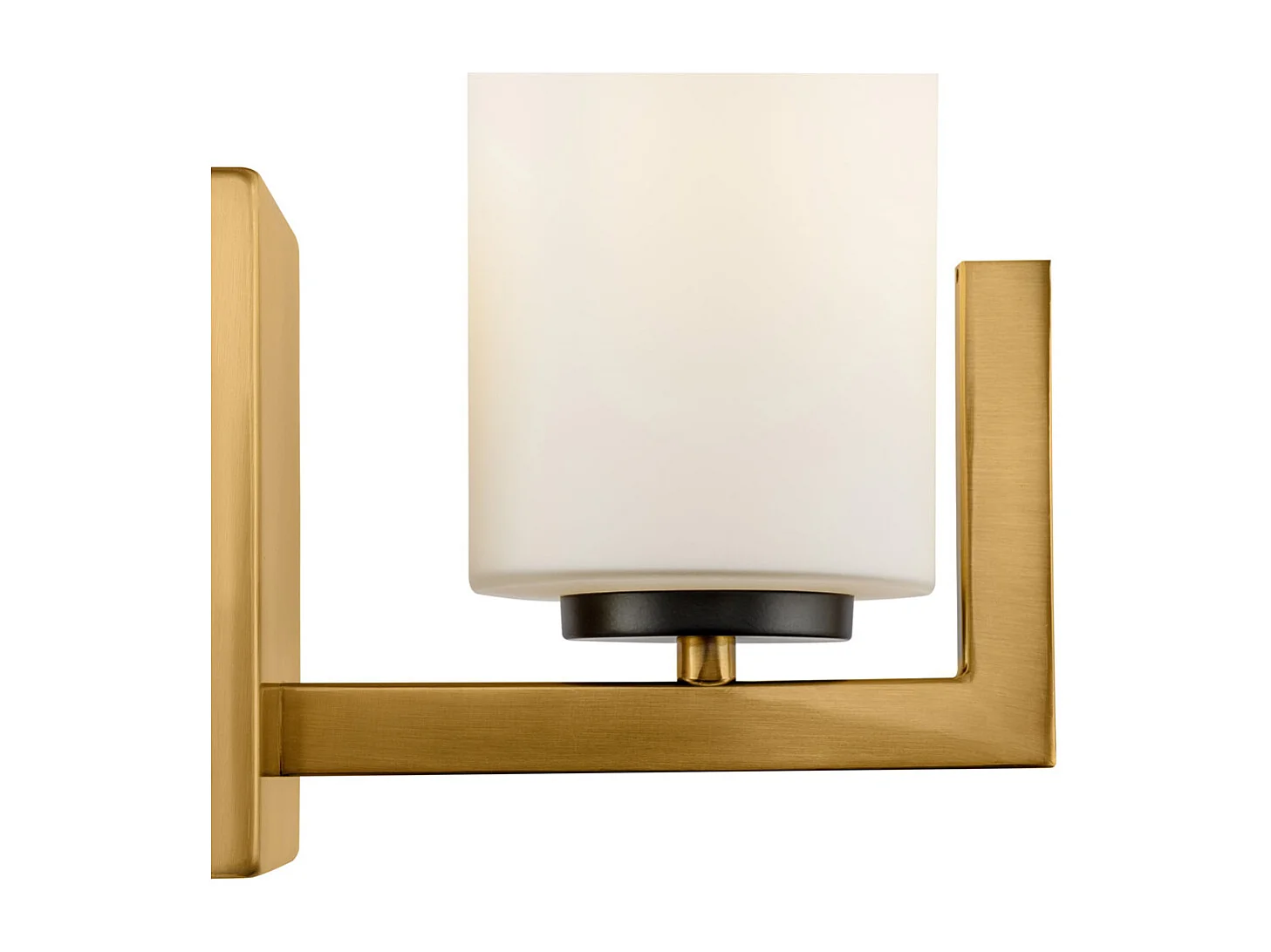 Maytoni Fortano Lampada da parete moderna in ottone Fortano con paralume in vetro