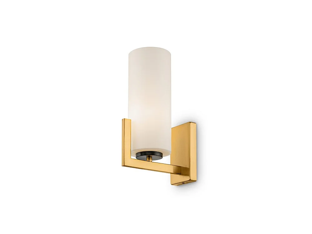Maytoni Fortano Lampada da parete moderna in ottone Fortano con paralume in vetro