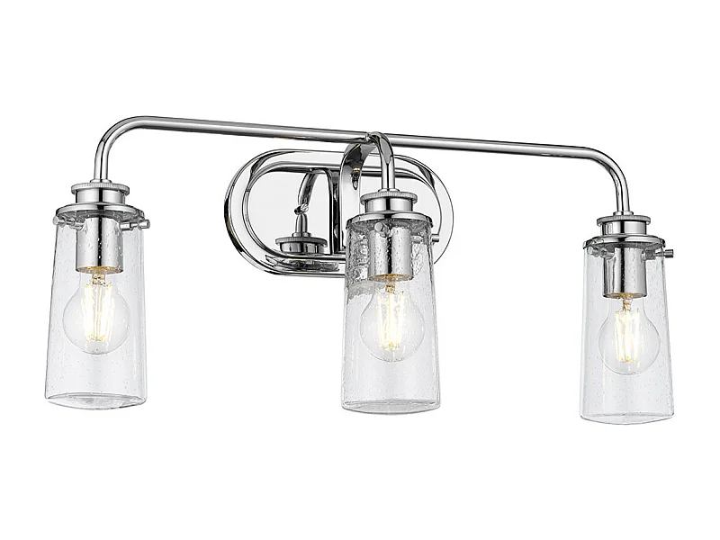 Braelyn Applique murale 3 lumières Kichler Chrome IP44