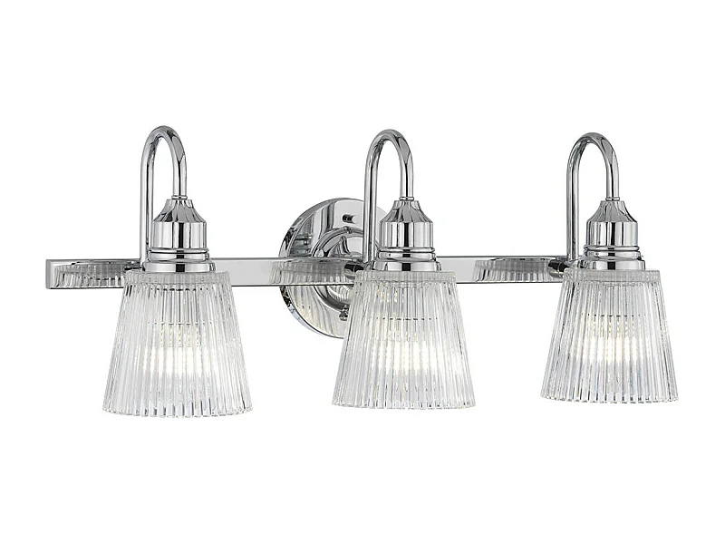 Addison 3-flammige Wandleuchte Chrom poliert IP44