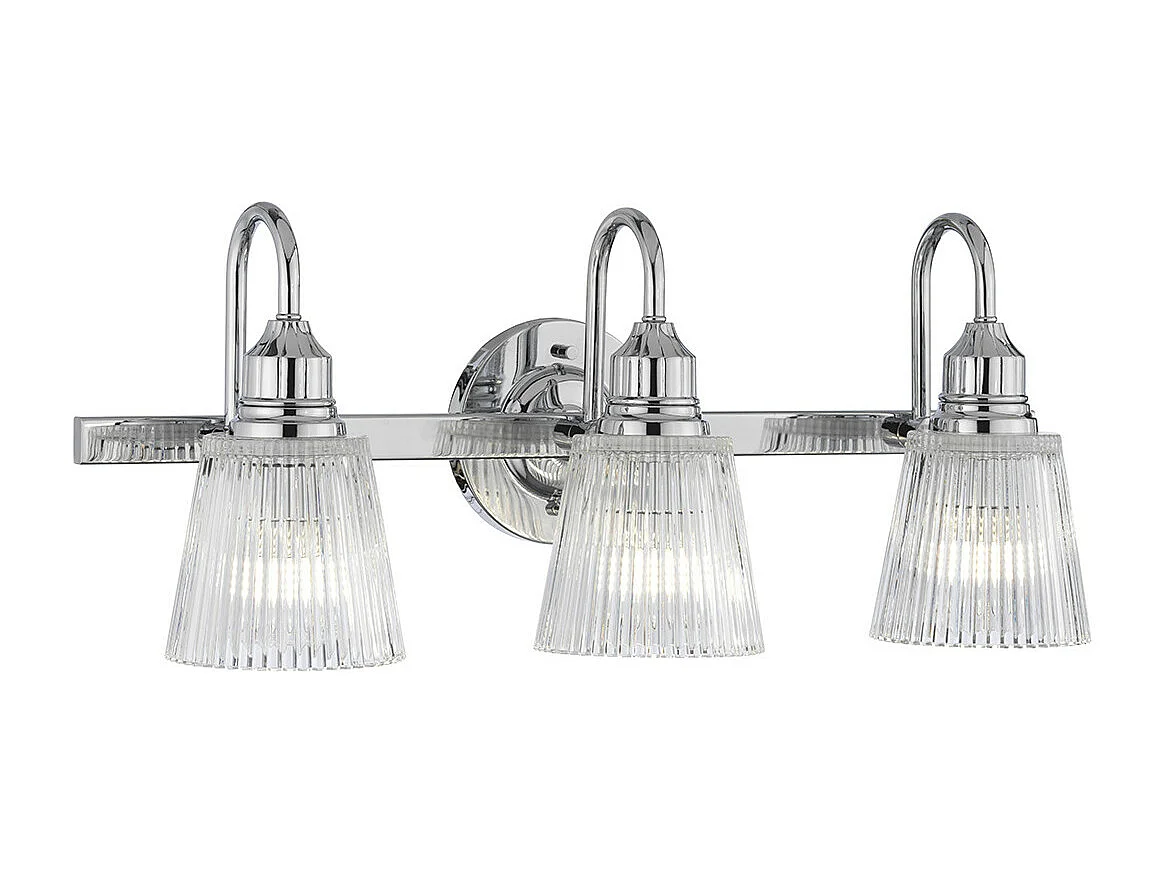 Addison 3-flammige Wandleuchte Chrom poliert IP44