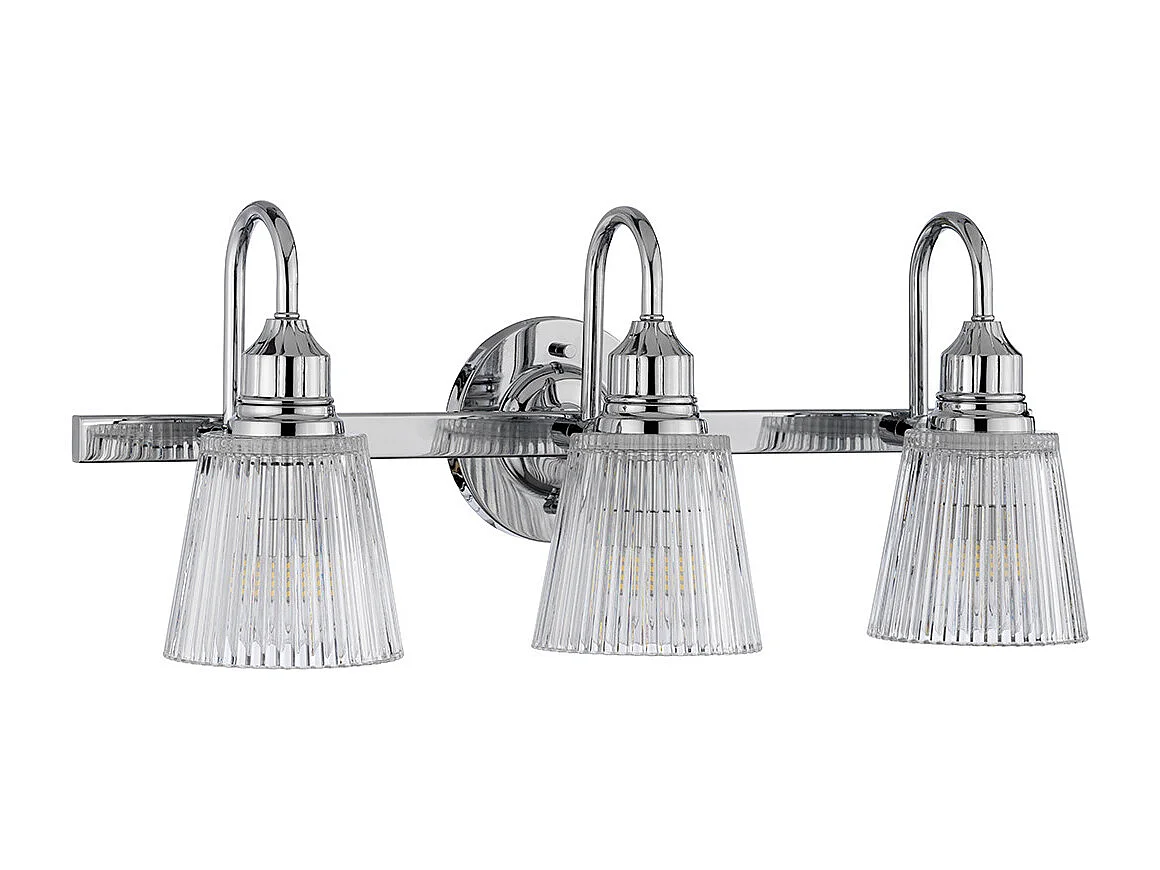 Addison 3-flammige Wandleuchte Chrom poliert IP44