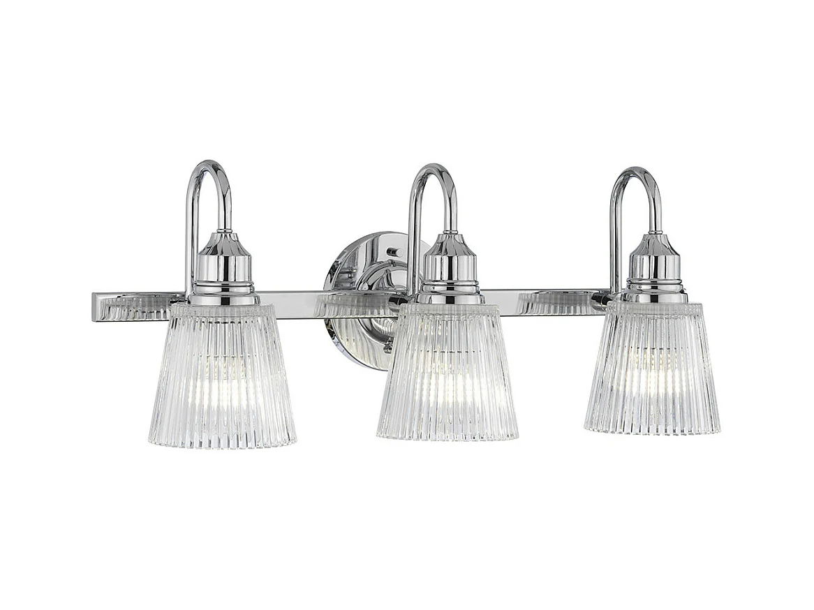 Addison Applique 3 Luci Cromo Lucido IP44