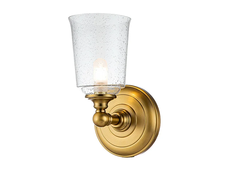 Elstead Feiss Hugeunot Vägglampa polerad mässing, IP44