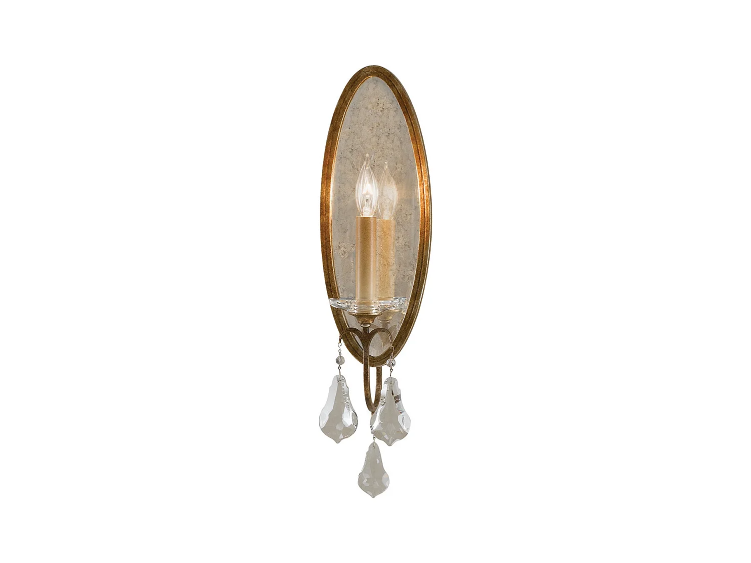 Elstead Valentina - 1 Licht Innenkerze Wandleuchte Bronze, E14