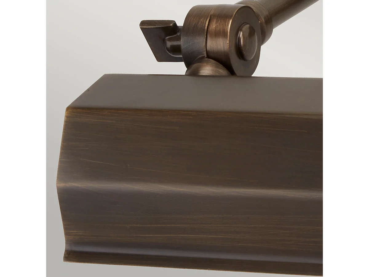 Elstead Chawton 1 Ljus Liten Bild Väggljus Brons, E14