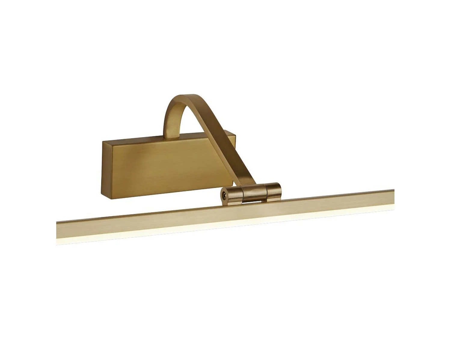 Searchlicht Picture lichts - Integrierte LED 1 Licht Bild Wandleuchte gebürstet Gold