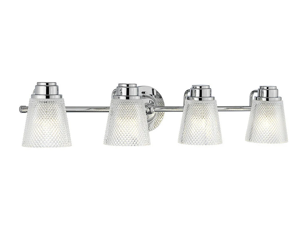 Hudson Applique 4 Luci Cromo Lucido IP44